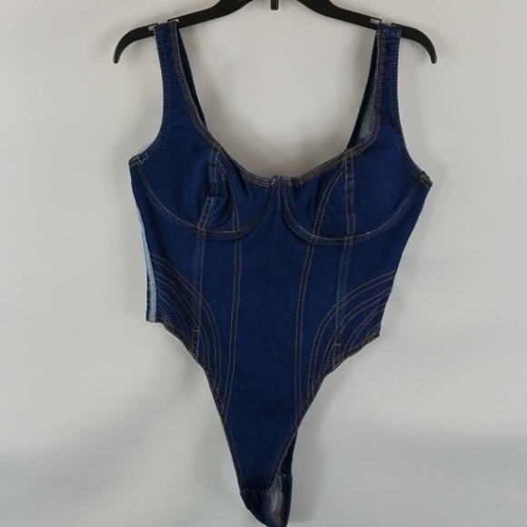 IVY PARK Tops - 😍🔥Adidas Ivy park denim bodysuit🔥😍